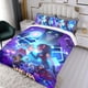 thumbnail image 3 of Ella-Ra Princesa del Poder Conjunto de sábanas temático, trío de piezas, cómodo y amigable con la piel, diseño único, regalo de decoración para el hogar para familiares, amigos y fans,140cm *210cm, 3 of 6