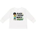 thumbnail image 3 of Inktastic Black History Month Rocks- Boy with Guitar Boys or Girls Long Sleeve Toddler T-Shirt, 3 of 5