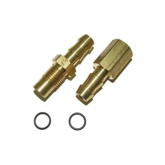 Auto Trans Oil Cooler Line Connector - Compatible with 1981 - 2007, 2010 - 2015 Ford F-150 1982 1983 1984 1985 1986 1987 1988 1989 1990 1991 1992 1993 1994 1995 1996 1997 1998 1999 2000 2001 2002