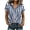 Blue, variant on Blouses For Women Summer Short Sleeve Striped Trendy Minimalist Workday Street Style Vacation Weekend Look Relaxed Modern Resort Office Casual Daytime
