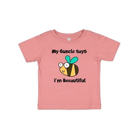 

Inktastic Bee Guncle says I m Beautiful Gift Baby Boy or Baby Girl T-Shirt