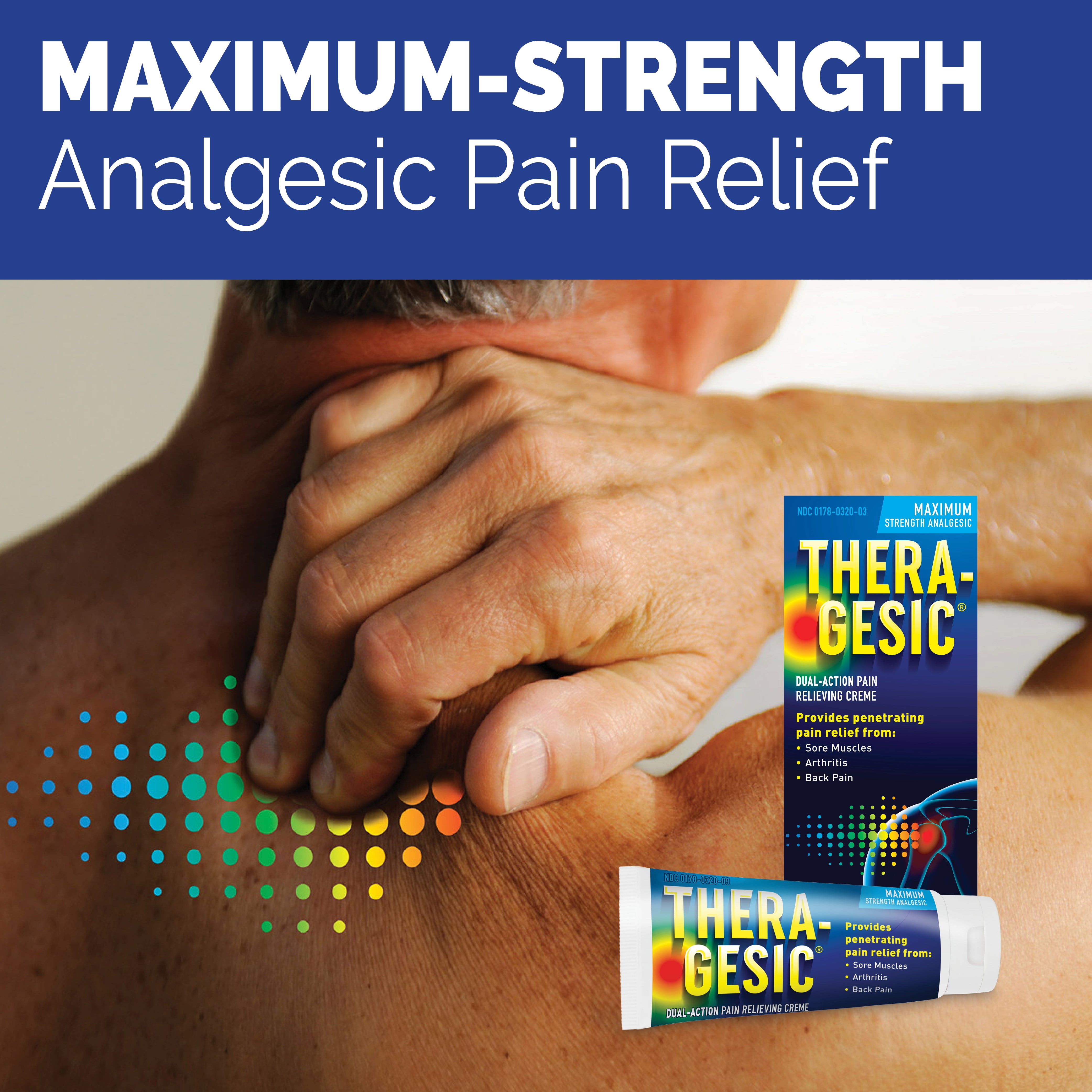 Thera-Gesic Dual-Action Pain Relief Cream HSA/FSA Eligible