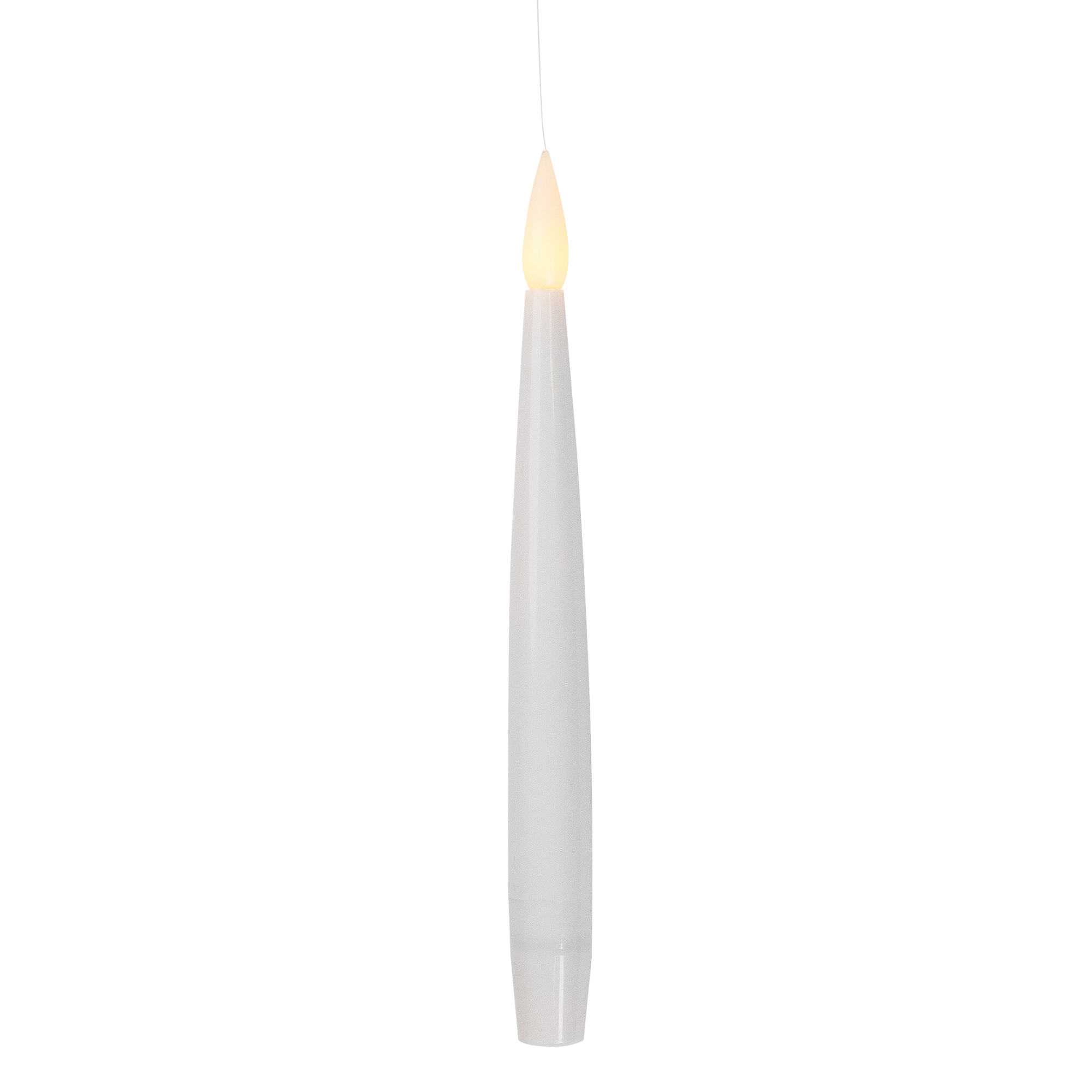 Northlight LED Flameless Flickering Floating Halloween Taper Candles - 6" - Set of 6