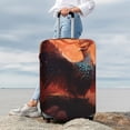 thumbnail image 7 of Hirioo Sunset Blossoms Phoenix Perch for Elasticity Suitcase Cover (No luggage Included) Durable Luggage Protector Fits 18-32 Inch Luggage-Medium, 7 of 7