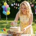 thumbnail image 5 of Birthday Number Candle, Cartoon Bunny Glitter, 1 Piece, for Birthday Party Cake Decoration, 5 of 5
