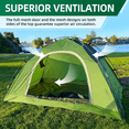 thumbnail image 3 of Two Person Waterproof Camping Tent for Outdoor Family and Kids Use, 3 of 6