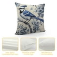 thumbnail image 4 of COMIO  Pillow Covers Blue and White Tile with Birds and Small Flower Outdoor Throw Pillow Covers Blue and White Porcelain Floral Couch Pillow Cases for Sofa, 4 of 5