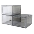 thumbnail image 1 of Shoe Organizer, 3 Tier Magnetic Door Shoe Container  for Home, 1 of 7