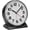 Black, variant on 4.5" No Ticking Analog Alarm Clock,Silent Readable for Seniors,Easy to Set,Gradual Rise Alarm,Big Numbers,On/Off Switch on Side,Gentle Wake,Snooze Soft Backlight,Battery Operated,White