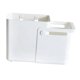 thumbnail image 1 of Garbage can Small Hanging Trash can Under Sink Waste bin Wall Hanging Trash can car Trash can Hanging Trash bin Cabinet Mounted Trash can White, 1 of 4