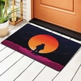 thumbnail image 1 of Space Star Moon Astronaut Rugs Doormat, Non-Slip Machine Washable Carpets Floor Door Mat , 36" x 24", 1 of 7
