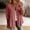Pink plus size blouse a1, variant on thefmos Women Plus Size Fall V Neck 3/4 Sleeve Button Down Blouse Casual Loose Tops Solid Dressy Open Front Tunic T-Shirt, Wine S