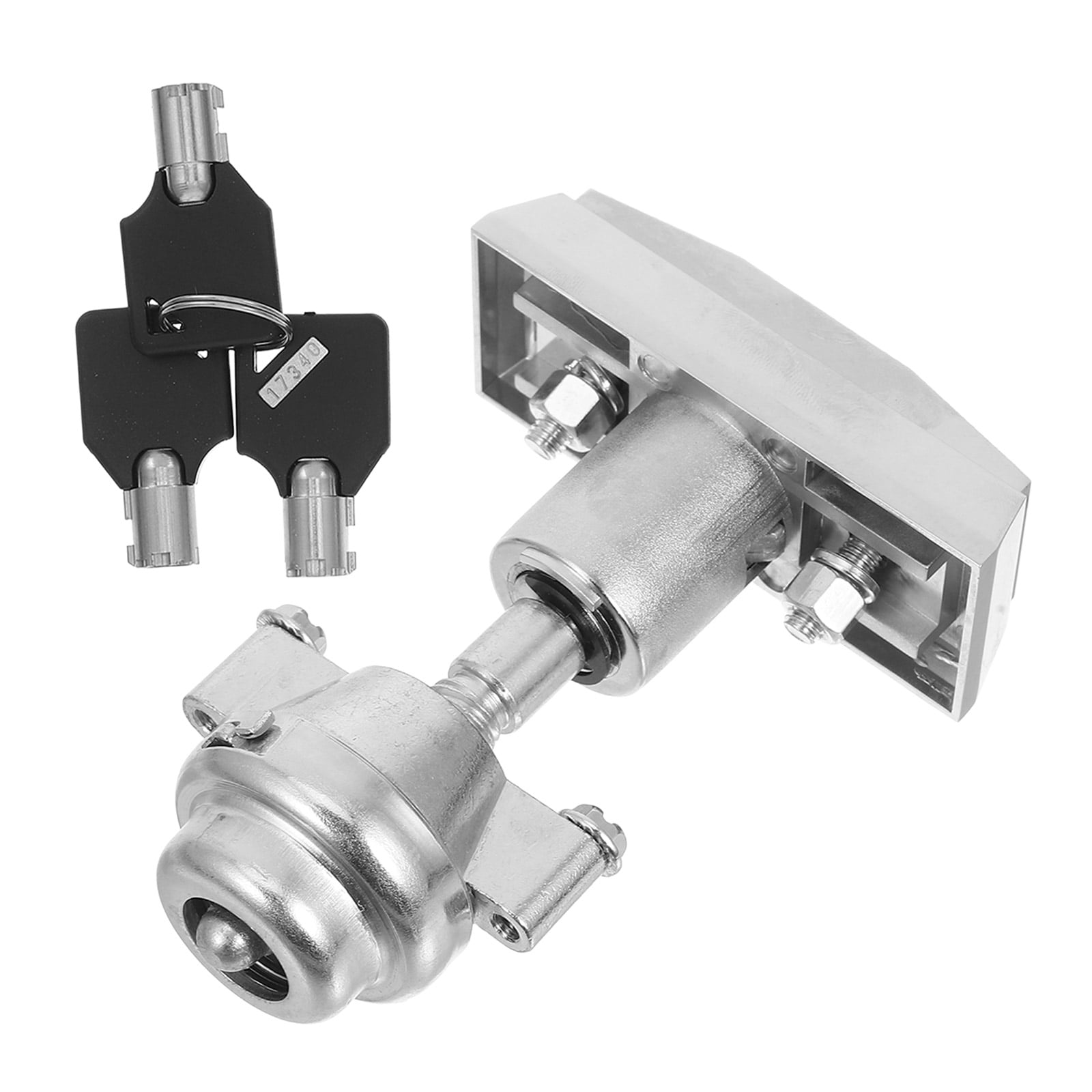 UPKOCH Vending Machine 1 Set Silver Iron T-Handle for Machine Key Set 4.72X3.46X1.45in