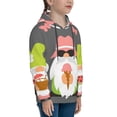 thumbnail image 3 of Sikiie Summer Gnome 1 Youth Hoodie Sweatshirt Pullover Hooded Classic Casual Essentials Hoodiefor Boys Girls Kids -X-Large, 3 of 6