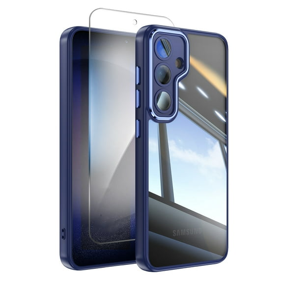 Allytechgroup Slim Fit Galaxy A16 5G Case, Full Body Protective Phone Case for Samsung Galaxy A16 5G with Screen Protector & Camera Lens Cover, Anti-Scratch Galaxy A16 5G Cover, Blue