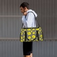 thumbnail image 7 of Rocae Pirate Skulls Print Hand Travel Bag Travel Duffel Bag and Fitness Bag, Women's Waterproof Weekend Tote, Men's Travel and Fitness Essentials, 7 of 7