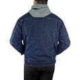 thumbnail image 4 of Victory Outfitters Men's Hooded Fleece Lined Denim Jacket - Dark Blue - XLT, 4 of 4