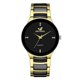 thumbnail image 2 of Reloj de pulsera de cuarzo Yuxing para Mujer Oro y Negro, 2 of 5