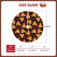 thumbnail image 2 of Sikiie Cartoon Pizza Nativity Christmas Tree Skirt, Jesus Christian Winter Holiday Tree Mat Decoration(30-48IN)48", 2 of 6