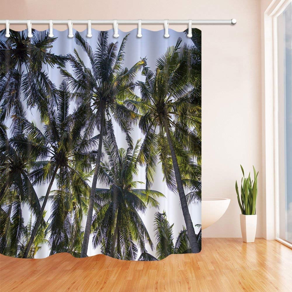 BPBOP Hawaiian Tropical Beach Decor Tall Palm Trees on ...