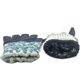 thumbnail image 4 of Guantes de invierno con pantalla táctil para mujer, tejido de lana, forro polar, manoplas para mensajes de texto, guantes deportivos cálidos para clima dorado, 4 of 5