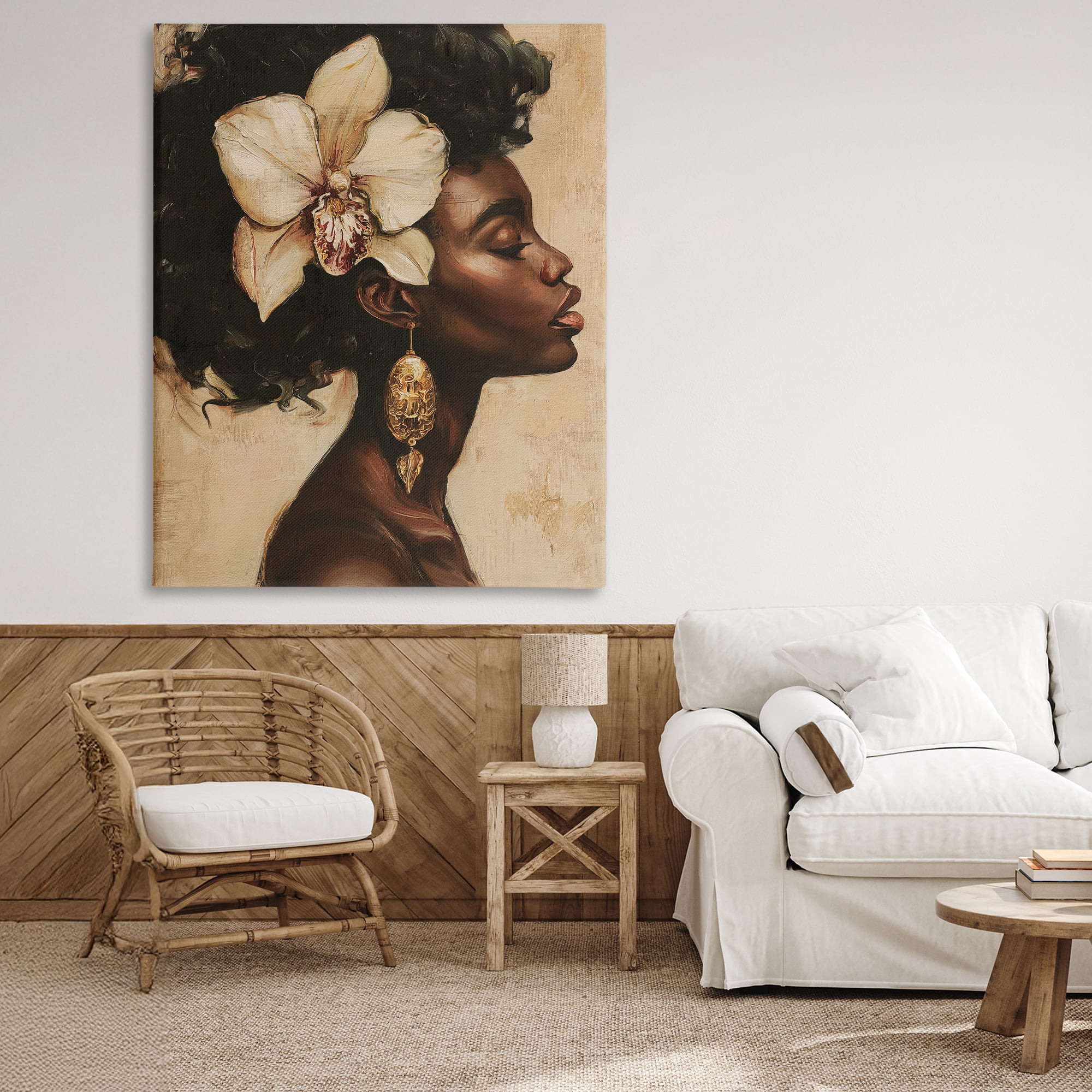 Stupell Industries Orchid Majesty Portrait Canvas Wall Art, design by Svetlana Aleynikova