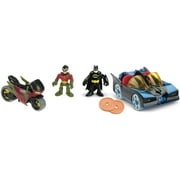 Fisher-Price Imaginext DC Super Friends, Batmobile & Cycle, What’s the coolest way for kids to cruise around Gotham City