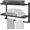 Matte Black, variant on 23 Inch 3-Tier Bathroom Towel Rack, Wall Mounted 304 Stainless Steel Towel Shelf with Multi Bars, Brushed Nickel Lavatory Towel Hanger for Bathroom Storage