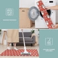 thumbnail image 6 of Red Christmas Santa Pattern Kitchen Rugs Sets Of 3,Kitchen Runner Rugs Non Skid Washable,Decorative Kitchen Floor Mats for Kitchen,Sink,Laundry,17"x30"+ 17"x47" + 17"x59", 6 of 6
