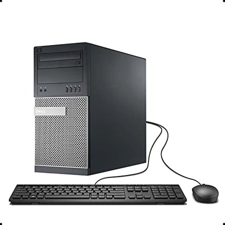 Desktop PC Computer Tower DELL OPTIPLEX 990  Intel Quad Core i5-2400 up to 3.4GHz  8G DDR3  2T  DVD  WiFi  BT  VGA  DP  Windows 10 Pro 64 Bit-Multi-Language Supports English/Spanish/French(Used)