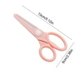 thumbnail image 2 of HengDidi Safety Craft Scissors for Paper Cutting with Hand Guard Non Slip Grip to Prevent Finger Pinching Art Tool for All Ages, 2 of 6