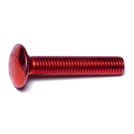 

8mm-1.25 x 45mm Zinc Plated Class 8.8 Steel Coarse Thread Carriage Bolts