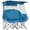 Blue, variant on ABORON Camping Chair for 2 Person with Canopy, Portable Folding Double Camping Chair for Adults, Oversized Double Beach Loveseat with Cup Holders and Pocket, 600 lbs Heavy Duty Camping Couch - Blue