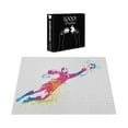 thumbnail image 4 of Ambesonne Soccer Jigsaw Puzzle, Goalkeeper Catches Ball, Heirloom-Quality Fun Activity for Family Durable Cardboard, 1000 pcs, Multicolor, 4 of 6