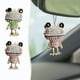 thumbnail image 1 of Colgador de retrovisor Frog - Accesorio de coche con pedrería y hebilla de aleación, decoraciones y adornos interiores de automoción, 1 of 6