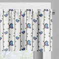thumbnail image 5 of Ambesonne Butterfly Valance & Curtain, Branches Green Leaves, 55"x36", Blue Brown and Green, 5 of 7