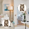 thumbnail image 4 of Yayeee Blank Wall Plate Cover 1-Gang 4.5"x2.7" Home Unused Decorative Outlet, Brown Floral, 4 of 7