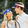 thumbnail image 4 of Puertorico-Flag Sport Visor Hats Sun Protection Outdoor Activity For Women Men, 4 of 6