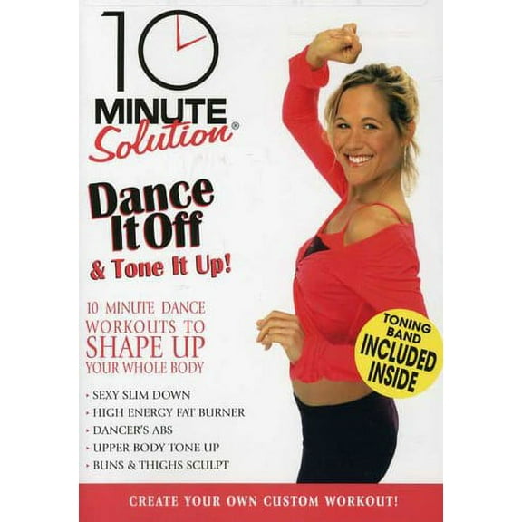10 Minute Solution: Dance It Off & Tone It Up (DVD), Starz / Anchor Bay, Sports & Fitness