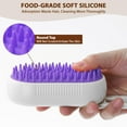 thumbnail image 4 of 2025 New Steam Brush for Shedding whit Cats Dogs, 3 in 1 Steam Cat Brush Cat Steam Brush, Steam Brush for Dogs, Pet Grooming Brush with Spray (Purple), 4 of 4
