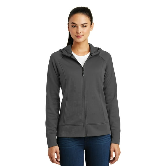 Sport-Tek Women's Rival Tech Fleece Full-Zip Hooded Jacket. LST295
