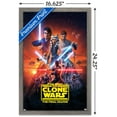 thumbnail image 3 of Star Wars: The Clone Wars - Season 7 Key Art Wall Poster, 14.725" x 22.375", Framed, 3 of 3