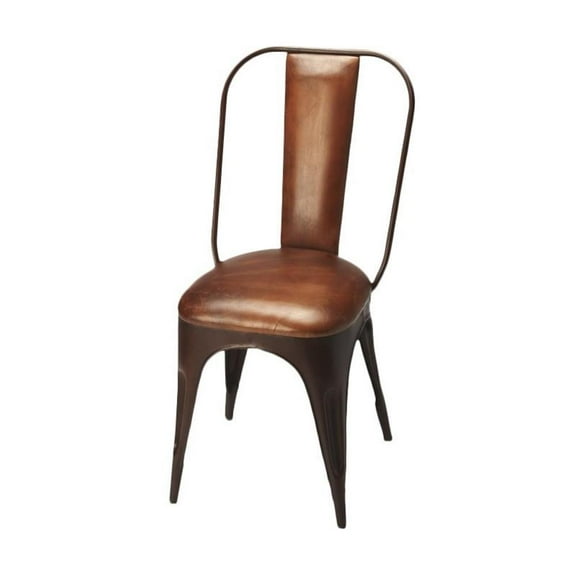 Beaumont Lane Dining Chair in Medium Brown