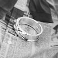 thumbnail image 4 of Qarigey Mujeres Hombres Anillos Cosplay Fiesta Viajar Anillo abierto Joyería Regalo de cumpleaños Type2 NO2, 4 of 6