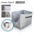 thumbnail image 4 of WECATION Reusable Flip F Liners with Handle, Compatible with Modkat Flip Litter Box, 2 Pack of Durable Flip Liners Type F, 4 of 5