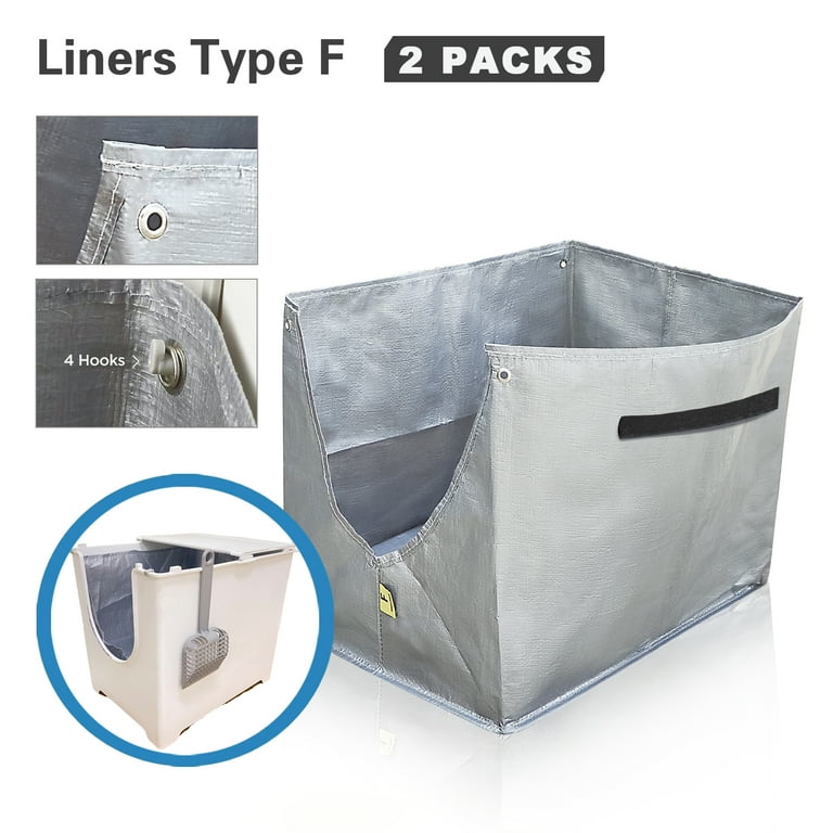 WECATION Reusable Flip F Liners with Handle, Compatible with