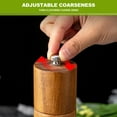 thumbnail image 3 of Juego de molinillo de sal y pimienta de madera, molinillo manual de sal y pimienta de 8 pulgadas, grosor ajustable y recargable, molinillo de pimienta de madera de acacia para su cocina, 3 of 8