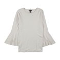 thumbnail image 1 of Alfani Chandail Tricoté à Manches Cloche pour Femmes, Beige, Moyen, 1 of 2