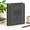Black-1.5 inch, variant on Black 1 Inch 3 Ring Leather Binder, Fits 8.5"x11" Letter Size Paper