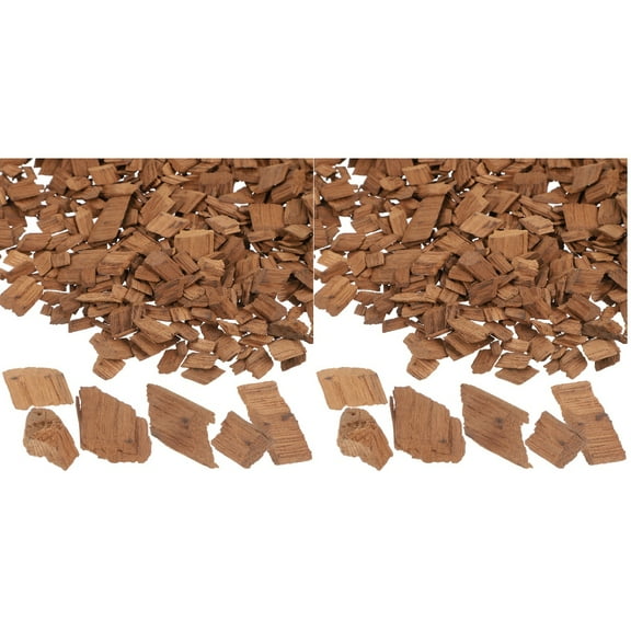2 Packs Oak Chips Home Wine Brewing Supplies Whiskey Whisky French Red Cooking Dinning Room Wood for Aging